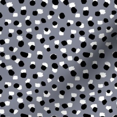 Abstract spots and dots raw ink animal print inspired Scandinavian trend design spring nursery neutral cool gray SMALL 