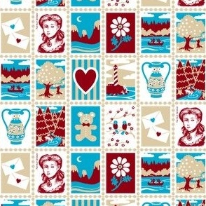 Love Letter Postage Stamps