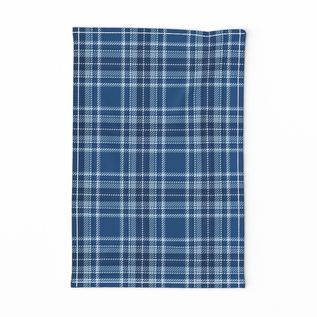 classic blue plaid