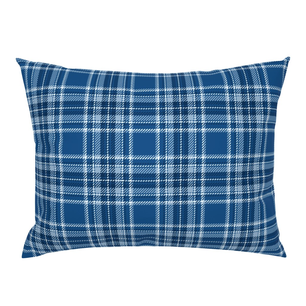 classic blue plaid