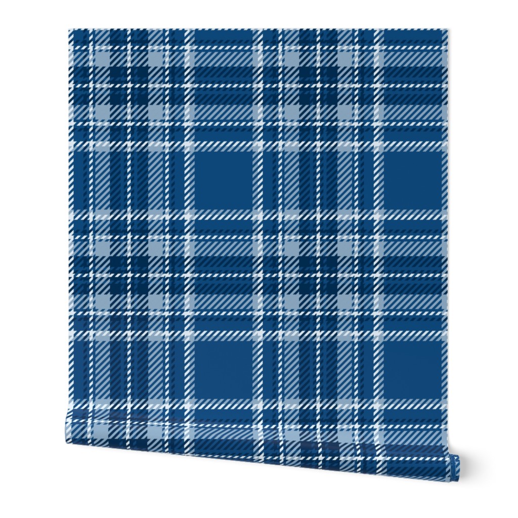 classic blue plaid