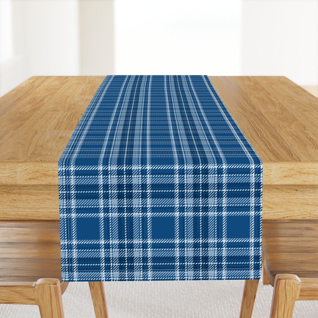 classic blue plaid