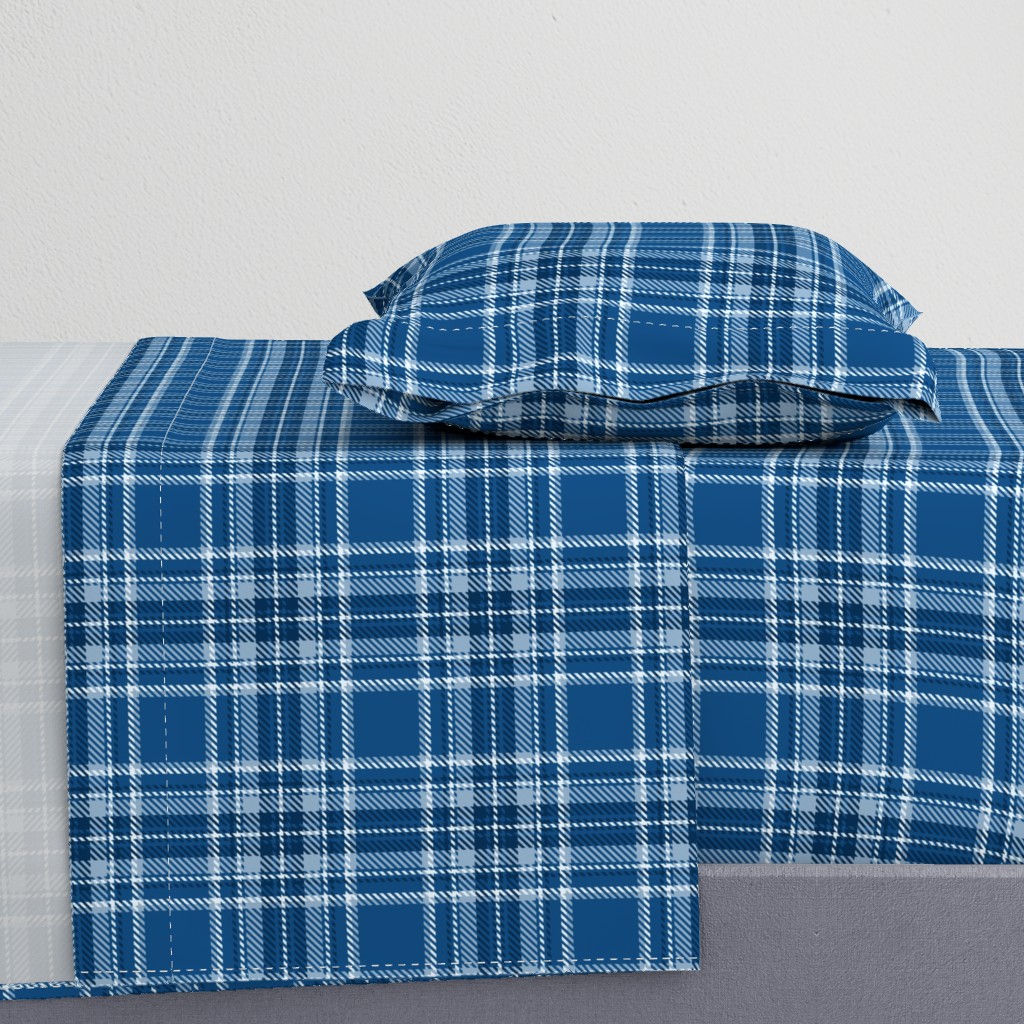 classic blue plaid