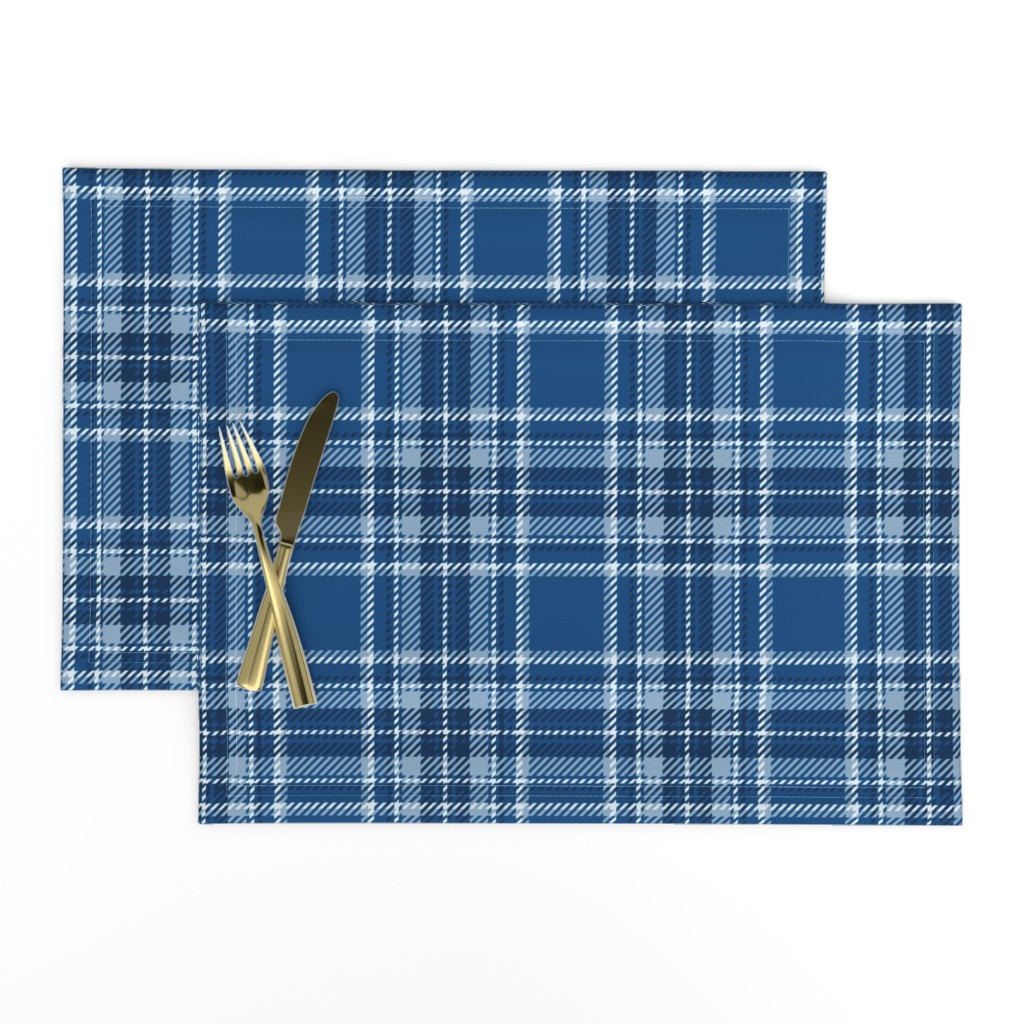 classic blue plaid