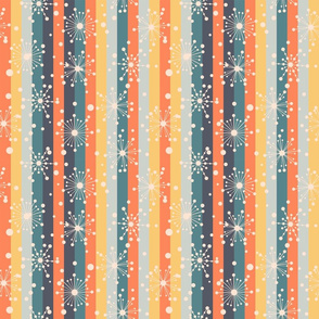 Vintage Kitsch Atomic Stripes