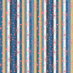 Diner Blues Atomic Stripes