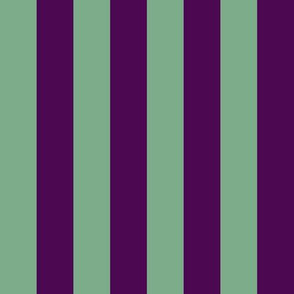 JP6 - Basic Stripes in Royal Purple and Ocean View Green Pastel