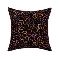 fancy snakes tropical black small