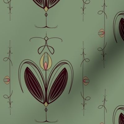 Tulip Nouveau - Green