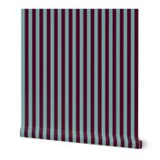 JP8 - Medium - Basic Stripes in Rich Burgundy and Teal Pastel