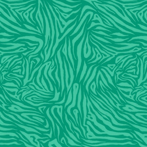 Zebra Sketch Medium (Biscay Green and Emerald)
