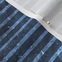 Smaller Watercolor dark blue and light blue sea stripe