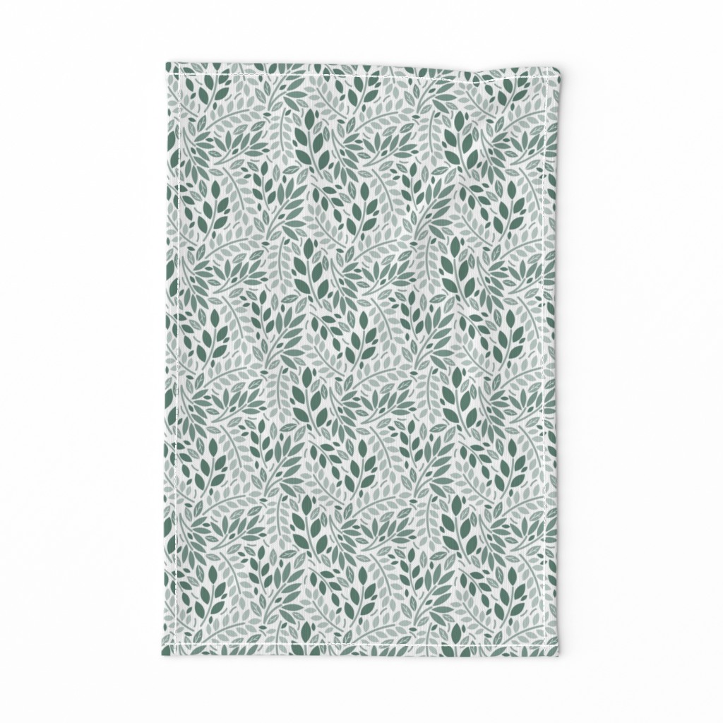 Geometric Botanicals Sage Green