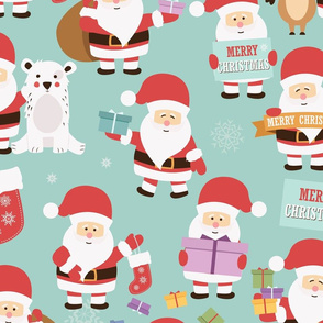 Santa Pattern 01