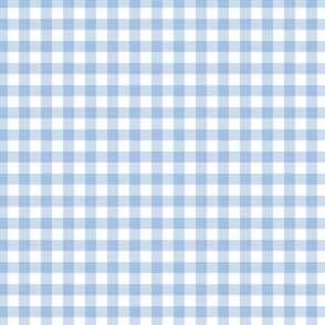 4" Bright Blue Gingham