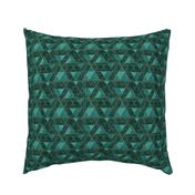 Mod Triangles Emerald Teal S