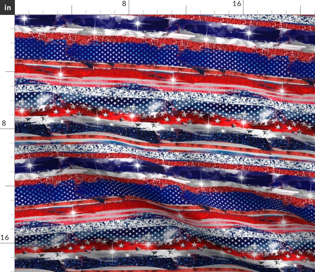 4th of July  brush strokes stripes  grunge  stars 