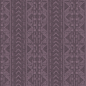 mudcloth- plum