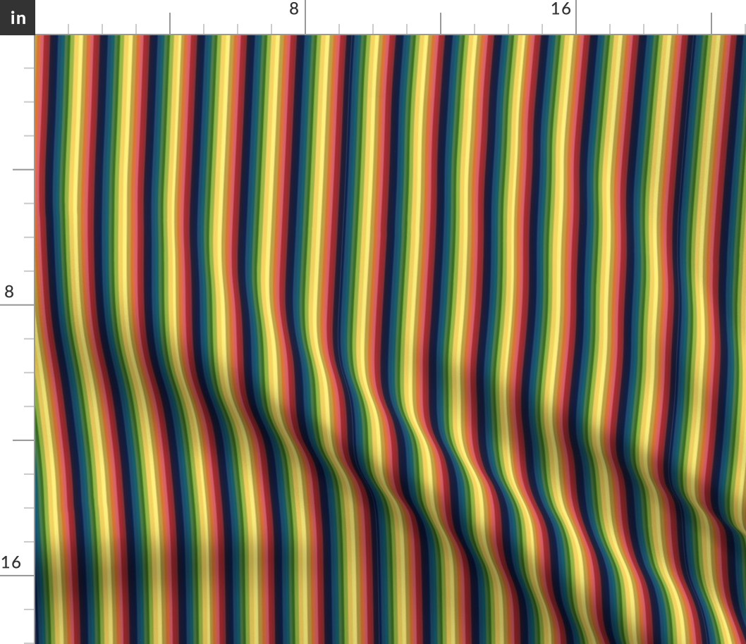 Rainbow Stripes Horizontal