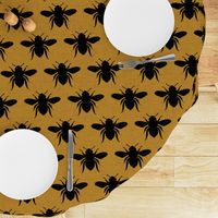 LARGE spring bees_mustard black