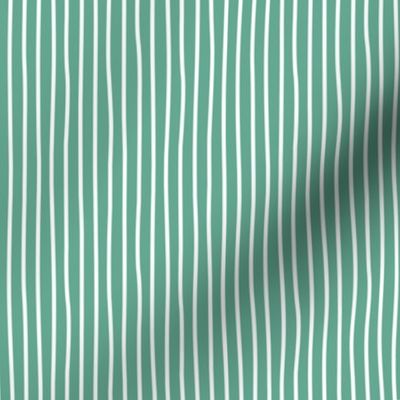 Irregular hand drawn stripes breton marine Parisian style St Patrick's Day minimal basic vertical sage green