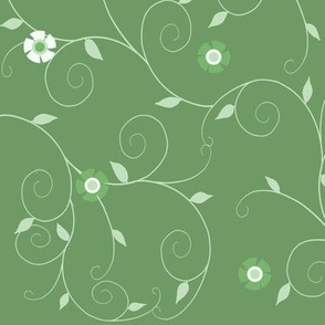 Curly Vines Flowers-GN2