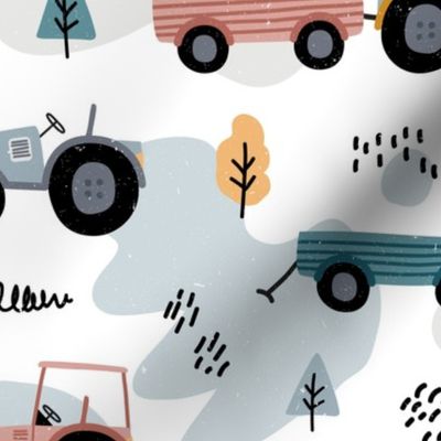 Doodle tractor - neutral - big