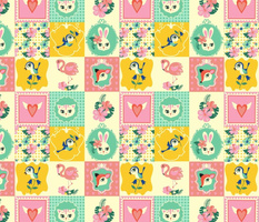 Vintage Kitsch Designs Spoonflower Design Challenge