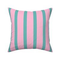 Kitsch Stripes Pink and Aqua Paducaru