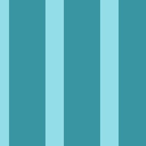 Kitsch Stripes Dark Aqua Paducaru