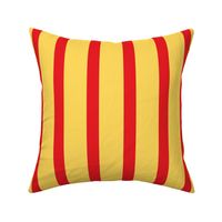 Kitsch Stripes Yellow and Red Paducaru