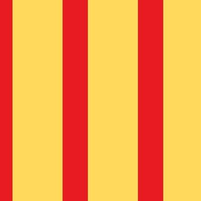 Kitsch Stripes Yellow and Red Paducaru