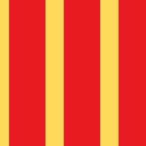 Kitsch Stripes Red and Yellow Paducaru