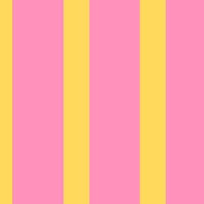 Kitsch Stripes Pink and Yellow Paducaru