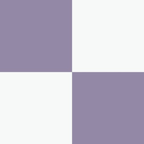 JP35 - Cheater Quilt Checkerboard  in Violet Grey Seven Inch Squares