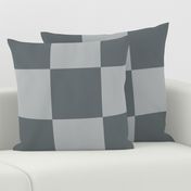 JP34 - Extra Large -  Greenish Grey Checkerboard in Seven Inch Squares