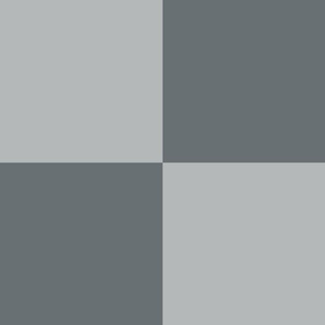 JP34 - Extra Large -  Greenish Grey Checkerboard in Seven Inch Squares