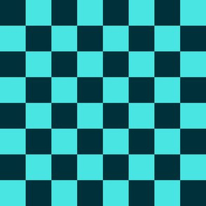 JP33 - Gently Teal Checkerboard