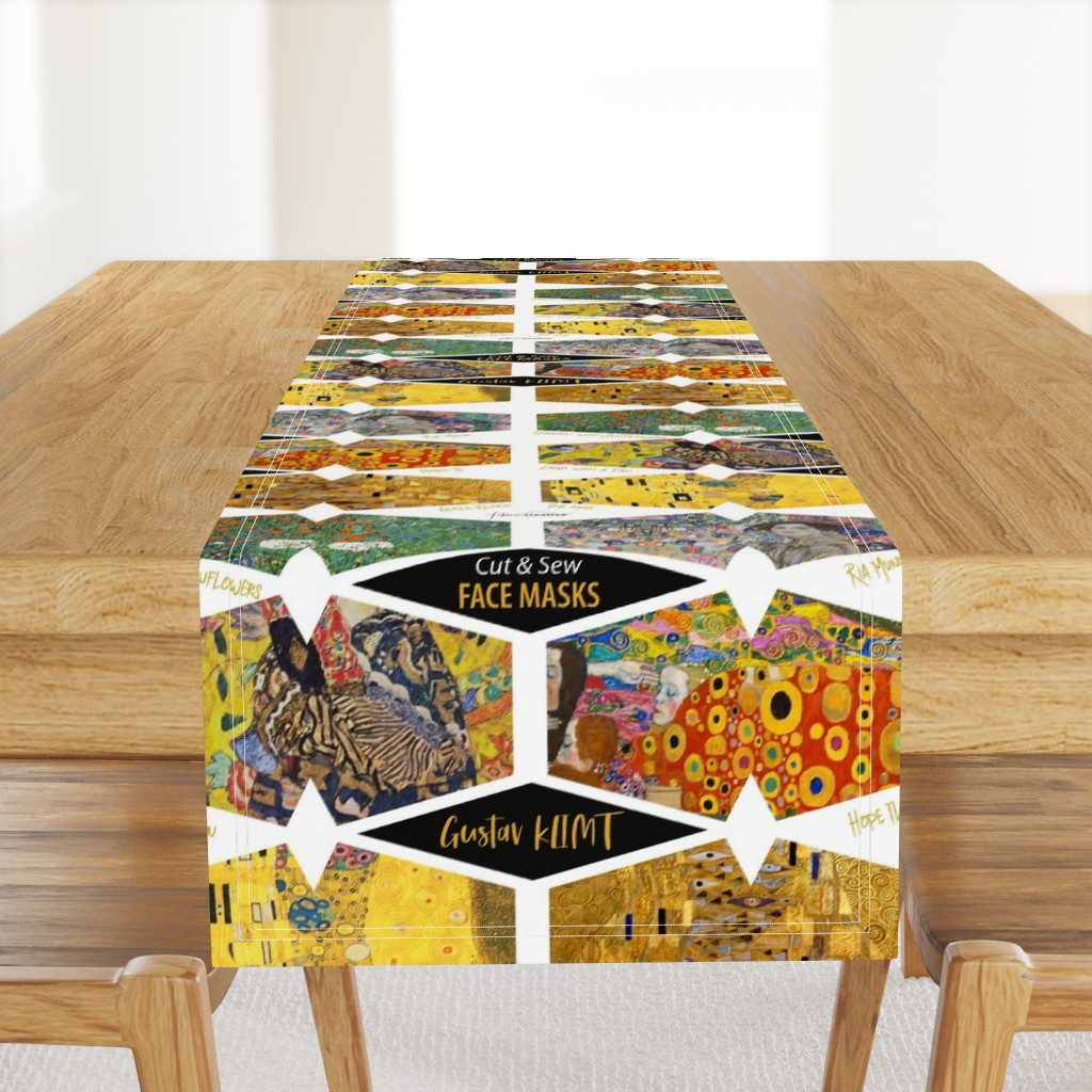 Klimt face masks - The Kiss, Hope, Woman in Gold, Ria Munk, Lady with a Fan