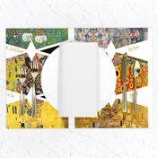 Klimt face masks - The Kiss, Hope, Woman in Gold, Ria Munk, Lady with a Fan