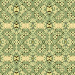 Green Woven Crosses