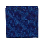 Diamond Chevrons in Black and Classic Blue Vintage Faux Foil Art Deco Vintage Foil Pattern