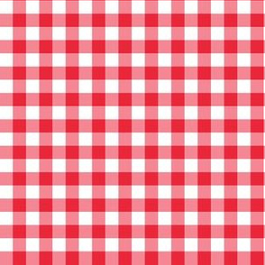 6" Red Gingham