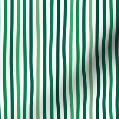 Little St Patrick's Day Irish stripes basic minimal strokes spring summer green and white