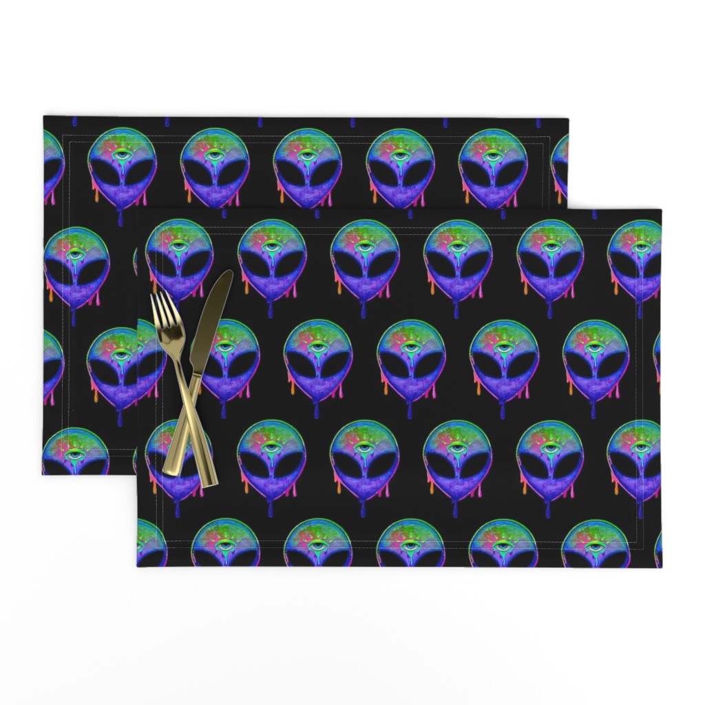 Purple Alien Pattern
