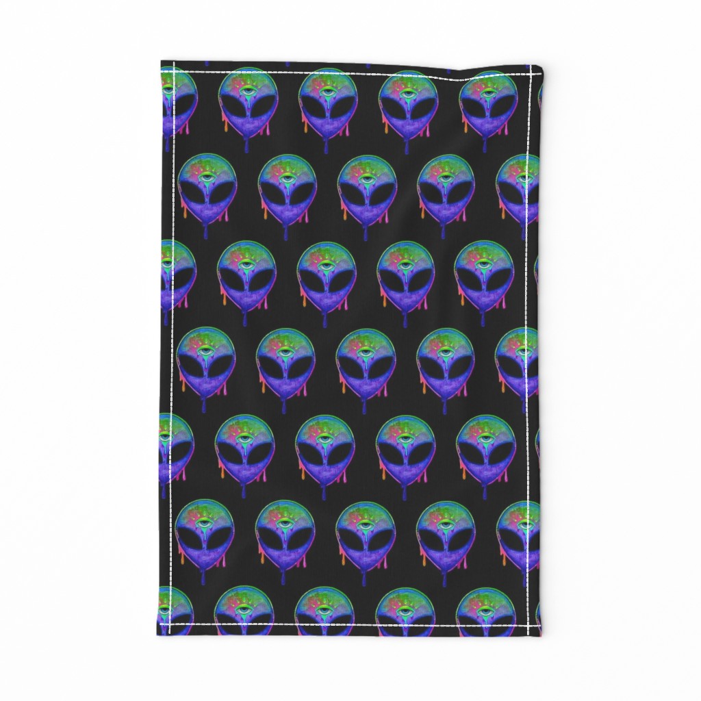 Purple Alien Pattern