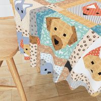 1-yard Origami Animals Cheater Quilt