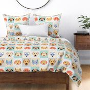 Domestic Animals Cheater Quilt