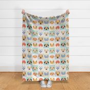 Domestic Animals Cheater Quilt