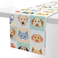 Domestic Animals Cheater Quilt